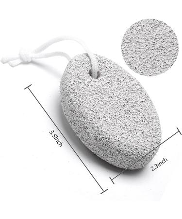 2PCS Natural Pumice Stone for Feet - HOOMBOOM Lava Pedicure Tools Callus Remover - Exfoliating Foot File for Dead Skin Removal - Men/Women - Buy Online on GoSupps.com
