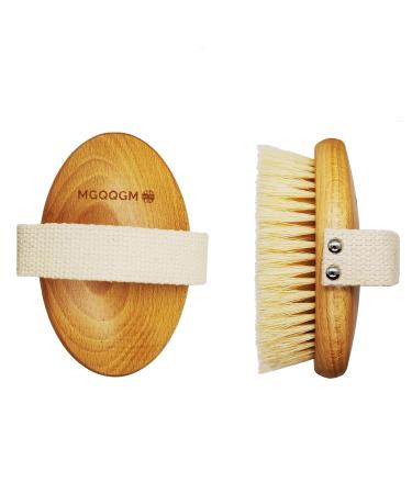Dry Brushing Body Brush for Lymphatic Drainage Cellulite 100% Natural bristles Body Brush for Dry Brushing Natural  Dry Skin Exfoliating Brush Body Scrub for Flawless Skin Massage Tools from MGQQGM