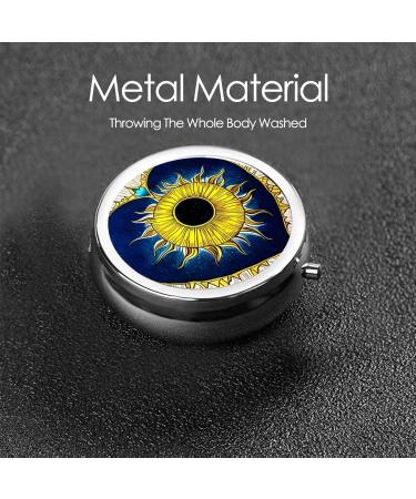 Buy Cartoon Heart Sunround Pill Box | 3 Compartment Portable Organizer for Travel & Purse - Buy Online on GoSupps.com