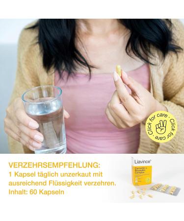 Liavression Curcumin + Boswellia Complex with Vitamin D - 60 Gluten-Free Capsules for Immune & Bone Support | Vegetarian & Lactose-Free - Buy Online on GoSupps.com