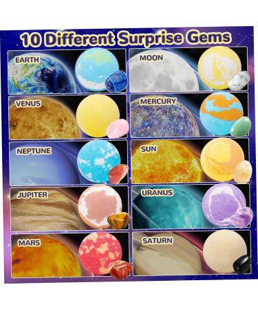 Bombes de bain avec jouets l'int rieur 10 pi ces/ensemble 60 g bombes de douche ingr dients naturels boules bain plan te avec jouet cach l'int rieur pour gar ons et filles avec jouets d - Buy Online on GoSupps.com