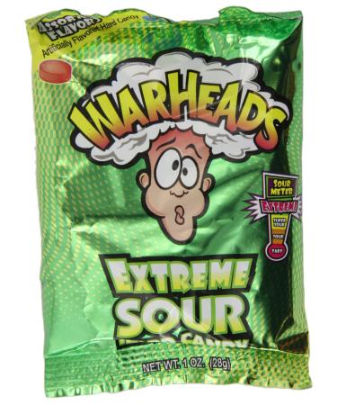 Warheads Extreme Sour Candy 28 g (Pack of 6)