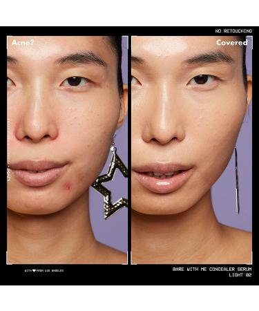 NYX Bare With Me Concealer Serum - Light 02 | 24Hr Hydration Formula - Buy Online on GoSupps.com