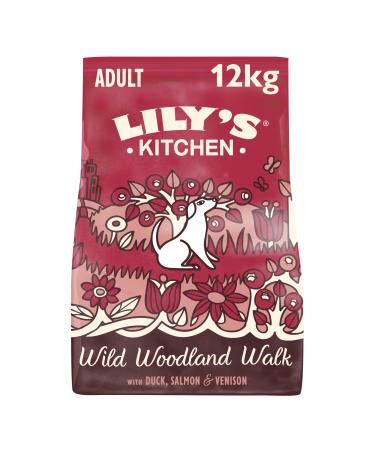 Lily's Kitchen Made with Natural Ingredients Adult Dry Dog Food Salmon & Venison Grain Free Recipe 12kg