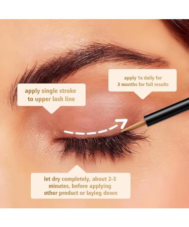 Eyelash Enhancer - Moisturizing Eyelash Product Volumizing Solution for Beauty Lovers Brides Special Events Dates Evenings - Buy Online on GoSupps.com