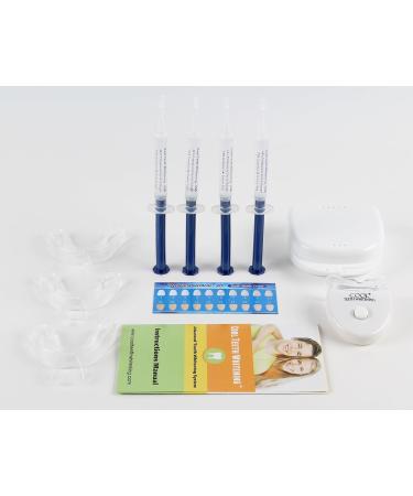 Professional Teeth Whitening Kit | 44% Carbamide Peroxide, 4 Gel Tubes, 2 Trays, Case & Light | Brighten Your Smile Now! - Buy Online on GoSupps.com