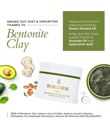 Borghese Advanced Fango Active Purifying Mud Mask - 2.7 Oz - Buy Online on GoSupps.com