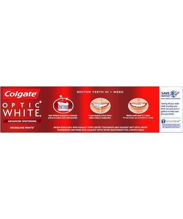 Colgate Optic White Whitening Toothpaste Sparkling White - 3 Pack, 5 oz Tubes - Buy Online on GoSupps.com