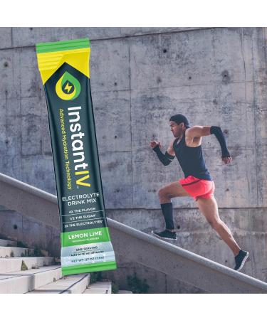 Electrolytes Powder - 3X Electrolytes,1/2 Sugar with Vitamin C, B3, B6, Electrolytes Powder Packets for Hydration, Recovery & Immunity, Vegan & Gluten Free | Lemon Lime - 12 Packets Lemon Lime 5.25 Pound (Pack of 1) - Buy Online on GoSupps.com