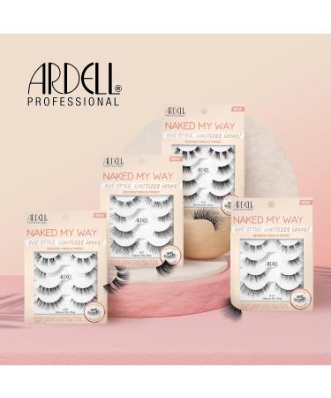 Shop Ardell Naked My Way 436 False Eyelashes - 4 Pairs for All-Day Wear | International Shipping Available - Buy Online on GoSupps.com