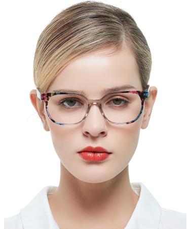 MARE AZZURO Large Reading Glasses Women Reader 0 1 1.25 1.5 1.75 2 2.25 2.5 2.75 3 3.5 Grey 2.25 x