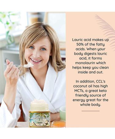 Organic Extra Virgin Coconut Oil 33.81 oz - Cold Pressed, Unrefined Superfood for Hair, Skin, Cooking - Keto & Paleo Diet Friendly - Buy Online on GoSupps.com