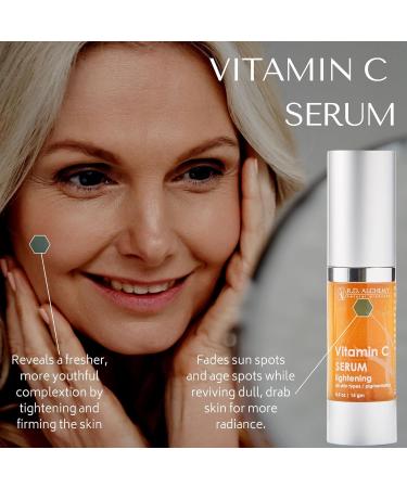 Natural Vitamin C Serum - Improve Skin Tone & Texture | RD ALCHEMY - Fades Age Spots Melasma & Sun Spots for Brighter Skin - Buy Online on GoSupps.com