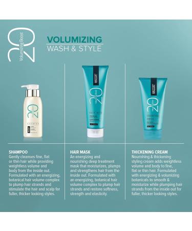 Biotop Professional 20 Volumizing Boost Hair Shampoo - Gentle Cleanser for Fine Flat Hair - Humidity & Color Protection (8.45 Fl Oz - Buy Online on GoSupps.com