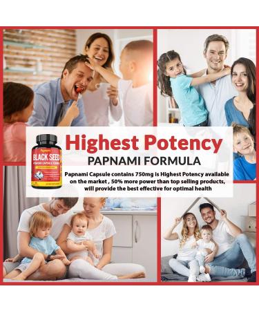 Organic Black Seed Powder Capsules 750mg | Rich in Nutrients, Vitamin E & Omega 3 6 9 | Immune & Joint Support | Vegan & Gluten Free | 3 Months Supply - Buy Online on GoSupps.com