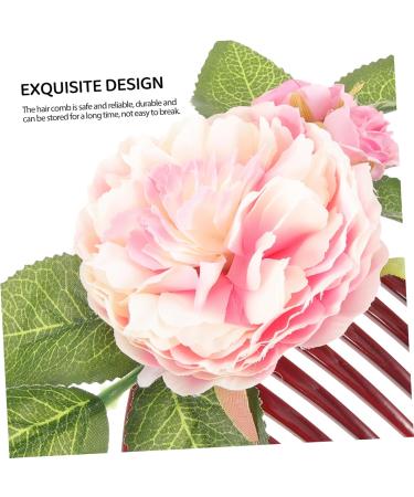 Didiseaon decorate bride hair accessories European fashion flower head fabric the flowers flower hair clips for women vacation side hair comb hair combs for women hair comb flowers for hair - Buy Online on GoSupps.com