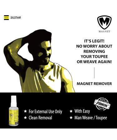Magnet Wig Glue Remover for Men | Gentle Effective 2.03oz | Safe Glue Removal for Frontal Closure Toupee & Lace Wigs | Made in Korea - Buy Online on GoSupps.com