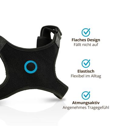 Mosswell Posture Trainer S/M - Improve Posture for Men & Women - Back Straightwear with Elastic Seams Pads & Bag - Buy Online on GoSupps.com