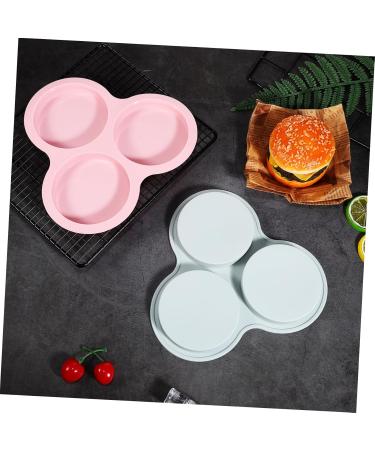 Alipis 2 Pcs Cake Mold (1 Blue + 1 Pink) Paper Cups Cake Pan Pancake Molds Cake Puck Mold Bakeware Pancakes - Buy Online on GoSupps.com
