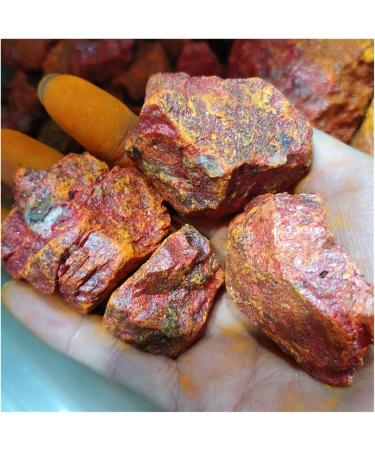 Real Natural Yellow Arsenic Raw Rough Minerals Stone Bulk Specimen Monocrystal Red Orpiment Geological (Size : 500g) - Buy Online on GoSupps.com