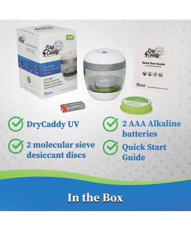 DryCaddy UV by Dry & Store - Industry-Leading Desiccant for Hearing Aids and Electronics - Buy Online on GoSupps.com