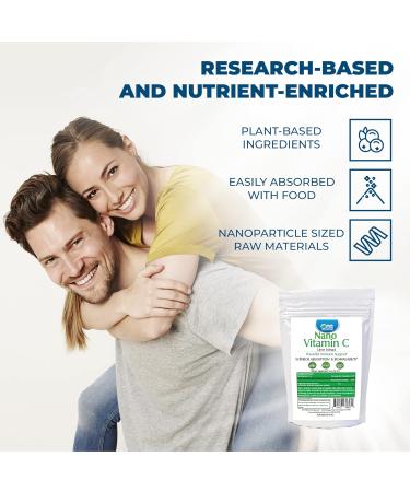 One Planet Nutrition Nano Vitamin C Powder 8 oz (227 Servings) Ascorbic Acid from Lime Extract Nano for Enhanced Absorption Supports Collagen Production & Immune Health Non-GMO Vegan Powder 227 g - Buy Online on GoSupps.com