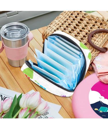 Colorful Dog Paws Women s Binding-Up Bag | Tampon Storage with Zip Pockets - Stylish & Functional - Buy Online on GoSupps.com