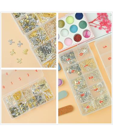 NailSlowee Nail Tip Box Organizer - 4pc Plastic Empty Acrylic Organizer Case for False Nails, Rhinestones, Glitter & Jewelry - Buy Online on GoSupps.com