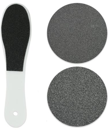2 Pieces Double-Sided Foot File Foot Rasp File Dead Skin Remover Foot Scrubber Hard Skin Remover Foot Care for Wet and Dry Cracked Feet - Buy Online on GoSupps.com
