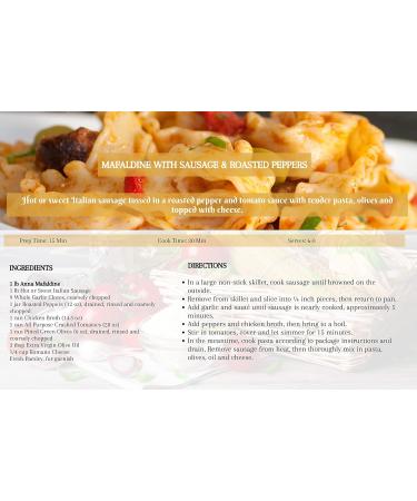 Anna Mafaldine Pasta No.16 1lb - Non-GMO Certified Italian Noodles, Kosher, 100% Durum Wheat Semolina (Pack of 8) with Bamboo Kitchen Tong Set - Buy Online on GoSupps.com