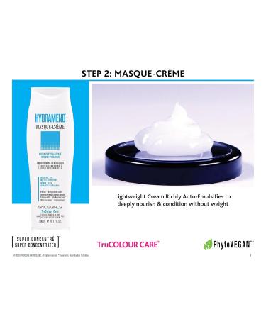 HYDRAMEND Hydrating Conditioner & 1-Minute Hair Mask with Argan Oil - Intense Hydration & Repair for All Hair Types (10.1 Fl Oz - Buy Online on GoSupps.com