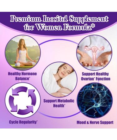 AuraraNeNourish 2 Pack Cortisol Supplement Gummies & Myo-Inositol & D-Chiro Inositol Drops for Women Men - Buy Online on GoSupps.com