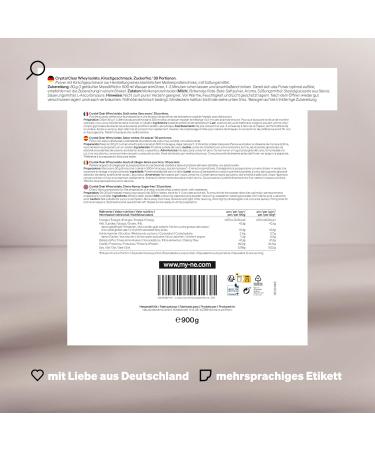 Crystal Clear Whey Isolate 900g - Cherry Flavor Protein Powder | Refreshing Protein Shake | Made in Germany - International Shipping Available - Buy Online on GoSupps.com