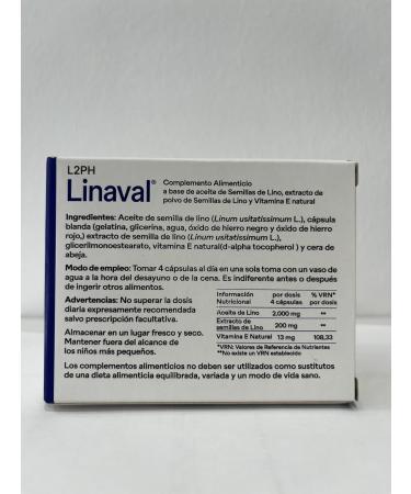  Ele2pharma Linaval 750mg 120 Capsules - Buy Online on GoSupps.com
