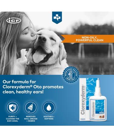 Clorexyderm Oto Ear Cleaner Solution for Cats & Dogs - 150ml - Buy Online on GoSupps.com
