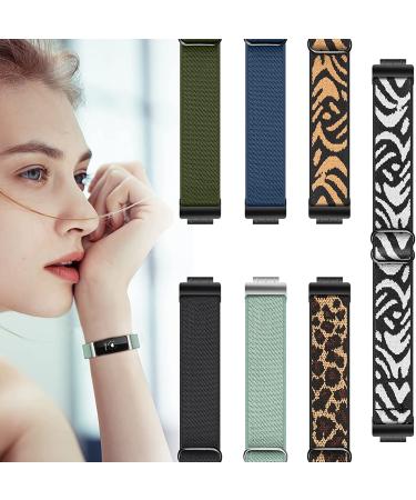 Fintie Elastic Bands Compatible with Fitbit Inspire 2 / Inspire HR/Inspire  Adjustable Stretchy Nylon Loop Band Breathable Replacement Strap Accessory Wristband  Black - Buy Online on GoSupps.com