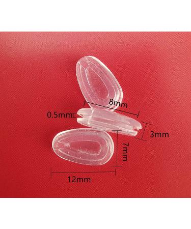 3 Pairs NicelyFit Clear Nose Pads for Oakley Eyeglass Frames - Compatible with Keel, Tincan, Tinfoil, Tailpin, Caveat, Feedback, Holbrook, Metal Tailback - Buy Online on GoSupps.com