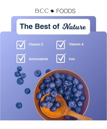 Dried Blueberries Premium Quality Non-GMO Gluten-Free Naturally Sweet and Nutritious Fruit for Snacking Baking and Cooking No Additives or Preservatives (454 g) - Buy Online on GoSupps.com