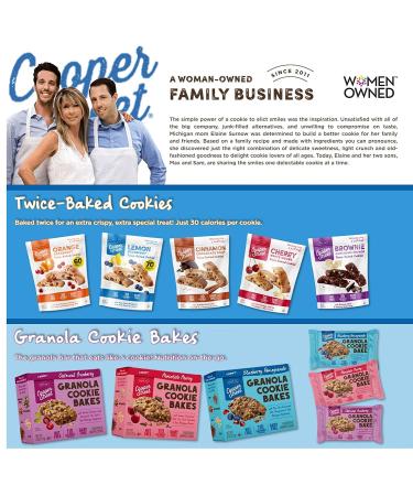 Cooper Street Cookies Chewy Granola Bakes - Blueberry Pomegranate, 12 Count - Buy Online on GoSupps.com