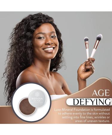 Luxe Mineral Foundation | Natural Pigments | All Skin Types | Teens & Adults | Lightweight & Silky Smooth | Long-Lasting & Clean | Hypoallergenic & Non-Comedogenic - Buy Online on GoSupps.com