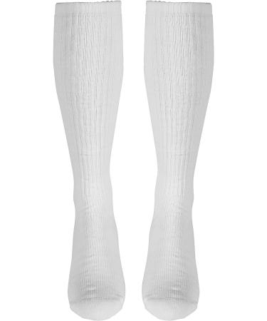 Truform Medical Compression Socks 8-15 mmHg Knee High - X-Large, 2 Pack White - Buy Online on GoSupps.com
