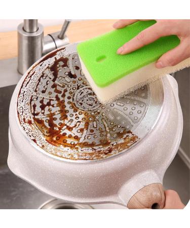 Dishwashing Sponges Dish Cleaner Cleaning Sponge Strong Water Absorption Dish Cleaner Pot Scrubber Sponge Qmisify - Buy Online on GoSupps.com