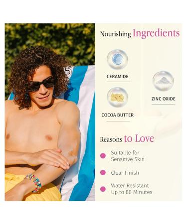 PoolBar SPF 30 Hydrating Mineral Body Sunscreen Cream for Women and Men Skin Care - Coconut Vanilla Scent Sun Care Vegan and Water Resistant Broad Spectrum Sunscreen 140 ml (4.7 Fl. Oz) - Buy Online on GoSupps.com