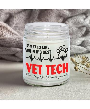 Funny Veterinary Medicine Gifts - 9oz Vanilla Candle | Unique Vet Gifts for Men & Women | Perfect Vet Tech Week Gift for Animal Care Professionals - Buy Online on GoSupps.com