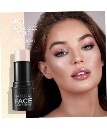 Bronzer Stick Highlighter Stick 3 PCS Contour Stick Waterproof Long Lasting Highlighter Makeup Stick Lightweight Multi-use Cream Contour Buildable Face Makeup Kit for Cheeks Lips All Skin - Buy Online on GoSupps.com