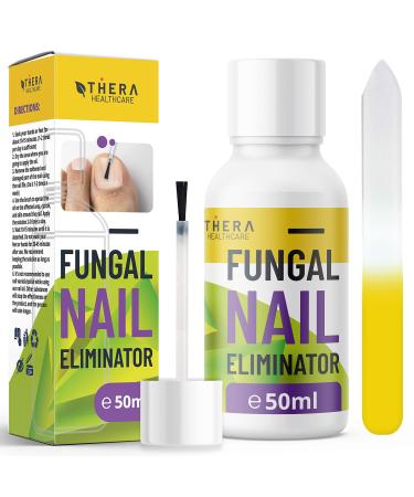 Premium Fungal Nail Eliminator for Toenails and Fingernails Only Natural Ingredients - Tea Tree Oil and Argan Oil 50ml Free Nail File