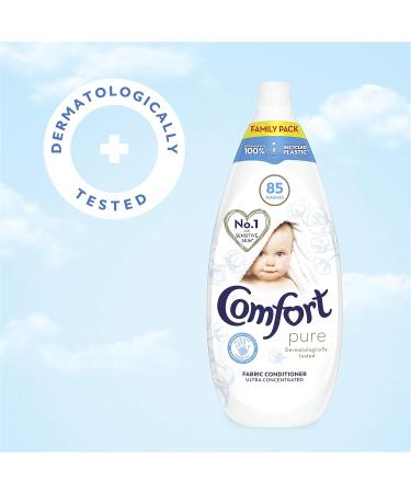 Comfort Pure Fabric Conditioner Liquid Ultra Concentrated 1.275 Litre 85 washes - Buy Online on GoSupps.com