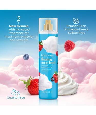 Bodycology Long-Lasting Fragrance Body Mist Floating On A Cloud 8 fl oz - Buy Online on GoSupps.com
