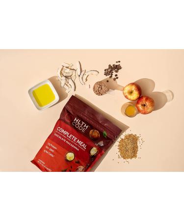 HLTH Code High Protein Chocolate Macadamia Meal Replacement Powder - 15 Servings - Buy Online on GoSupps.com