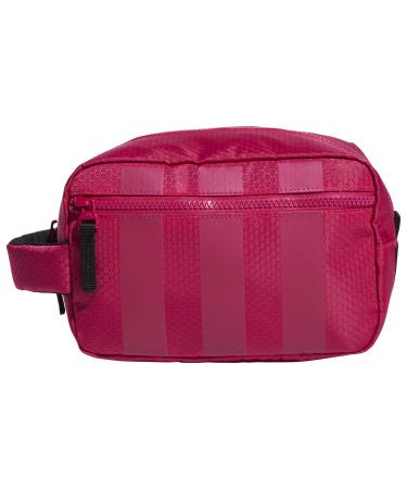 adidas Team Toiletry Kit Travel Shower Bag, Bold Pink, One Size Bold Pink One Size
